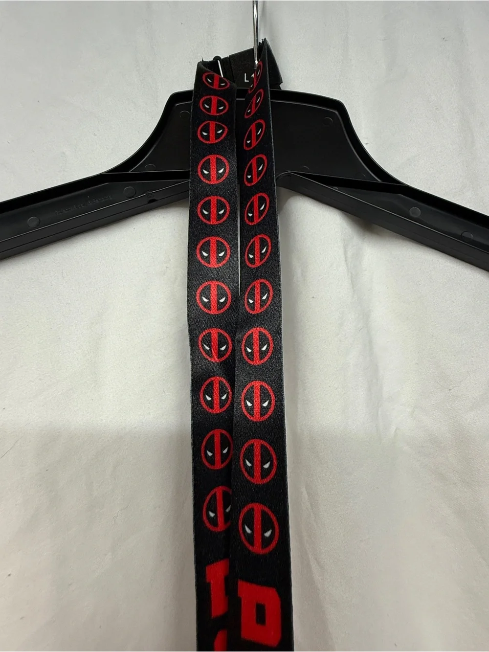 Deadpool Themed Lanyard ID Badge Holder Superhero Movie Keychain Neck Strap
